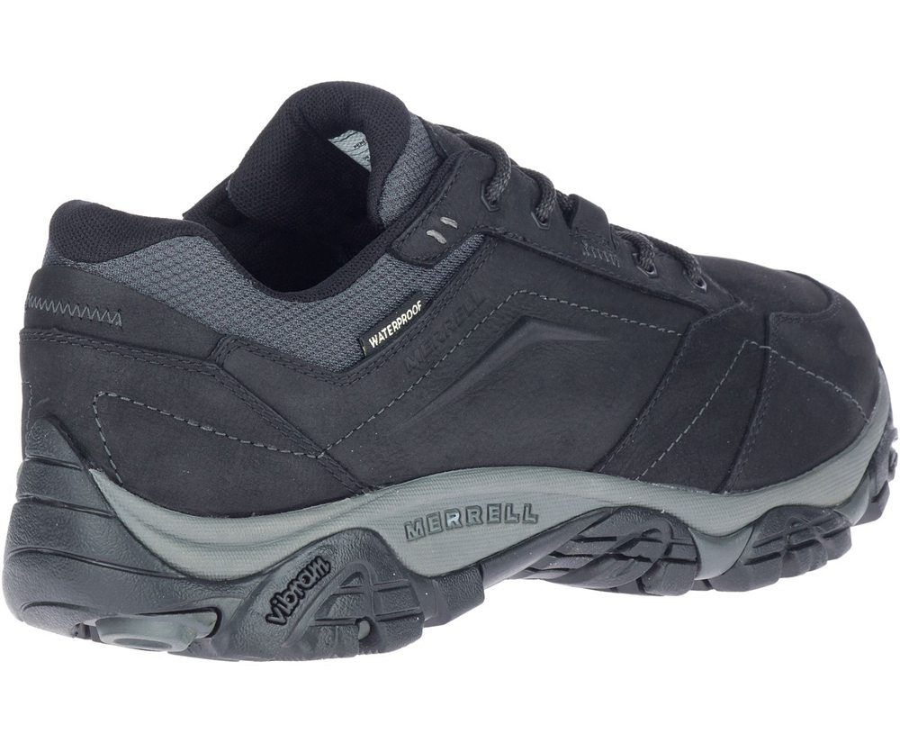 Merrell Sneakers Black - Moab Adventure Lace Waterproof Wide Width - Mens 01JAGNDUL